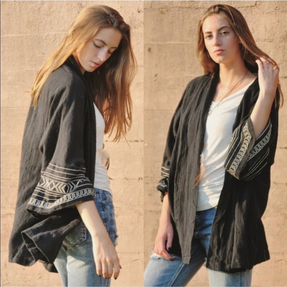 NEW! Embroidered Kimono